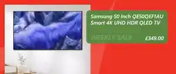 Argos Samsung 50 Inch QE50QEF1AU Smart 4K UHD HDR QLED TV offer