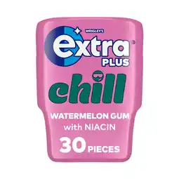 Iceland Extra Plus Chill Sugarfree Chewing Gum Bottle 30 Pieces offer