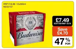 Makro Budweiser offer