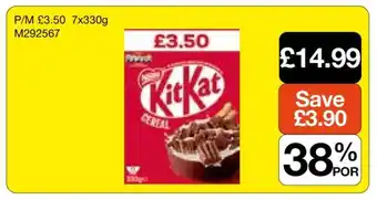 Makro KitKat Cereal offer
