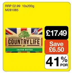 Makro Country Life Salted Butter offer