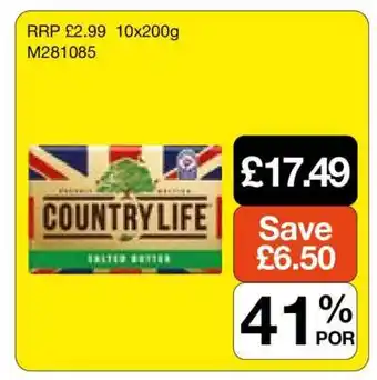 Makro Country Life Salted Butter offer
