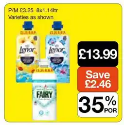 Makro Lenor & Fairy offer