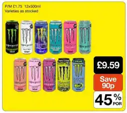 Makro Monster Energy Drinks offer