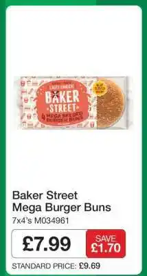 Makro Baker Street Mega Burger Buns offer