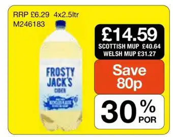 Makro Frosty Jack's Cider offer