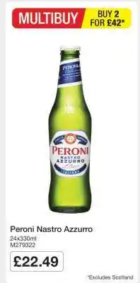 Makro PERONI NASTRO AZZURRO offer