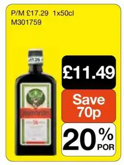 Makro Jägermeister offer