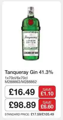 Makro Tanqueray Gin 41.3% offer