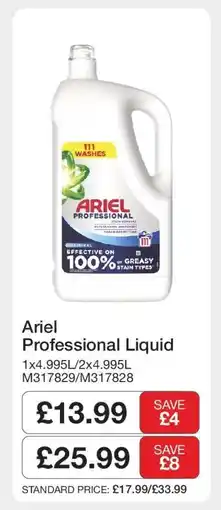 Makro Ariel Professional Liquid offer