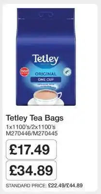 Makro Tetley Tea Bags offer