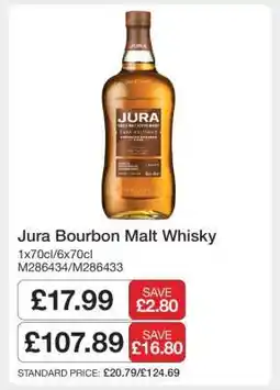 Makro Jura Bourbon Malt Whisky offer