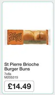Makro St Pierre Brioche Burger Buns offer