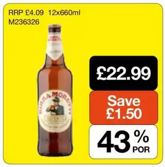 Makro Birra Moretti offer