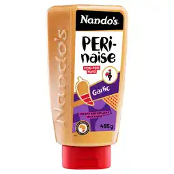 Iceland Nando's Garlic Perinaise Peri-Peri Mayo 465g offer