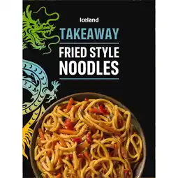 Iceland Iceland Takeaway Fried Style Noodles 300g offer