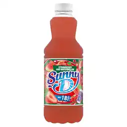Iceland Sunny D Strawberry and Watermelon 1L offer