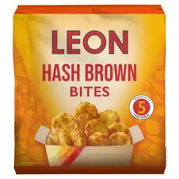 Iceland LEON Hash Brown Bites 340g offer