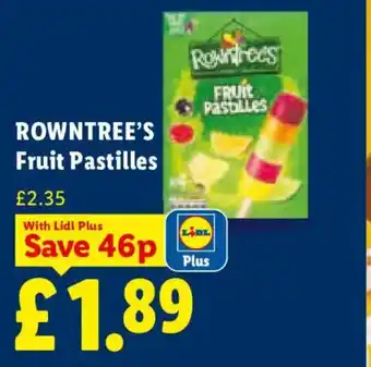 ROWNTREE'S Fruit Pastilles