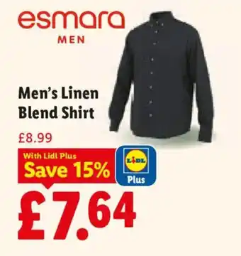 Men's Linen Blend Shirt