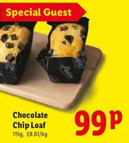 Lidl Chocolate Chip Loaf offer