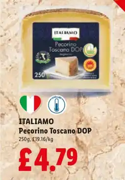 Lidl ITALIAMO Pecorino Toscano DOP offer