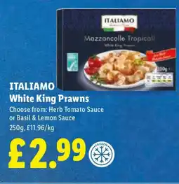 Lidl ITALIAMO White King Prawns offer