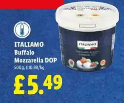 Lidl ITALIAMO Buffalo Mozzarella DOP offer