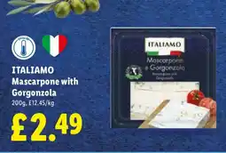 Lidl ITALIAMO Mascarpone with Gorgonzola offer