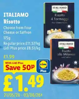 Lidl ITALIAMO Risotto offer