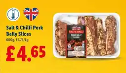 Lidl Salt & Chilli Pork Belly Slices offer