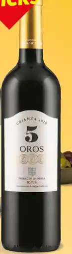 Lidl 5 Oros Rioja -2020 offer