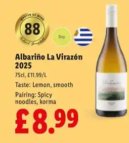Lidl Albariño La Virazón 2025 offer