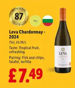 Lidl Leva Chardonnay - 2024 offer