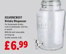 Lidl SILVERCREST Drinks Dispenser offer