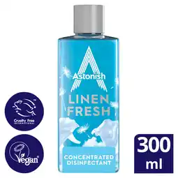 Iceland Astonish Linen Fresh Concentrated Disinfectant 300ml offer