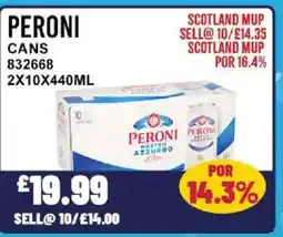 Bestway PERONI Cans offer