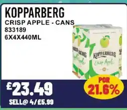 Bestway KOPPARBERG Crisp apple - cans offer