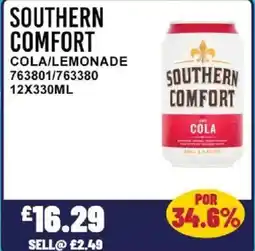 Bestway SOUTHERN COMFORT Cola/lemonade offer