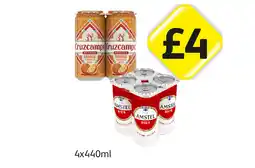 Londis Cruzcampo Orange, Amstel Bier offer