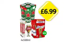 Londis Heineken, Stella Artois, Budweiser offer