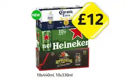 Londis Corona Extra, Heineken, Kopparberg Strawberry & Lime offer