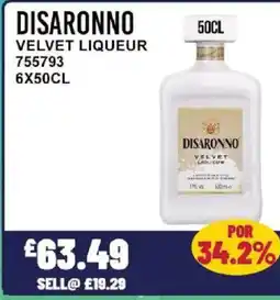 Bestway DISARONNO Velvet liqueur offer