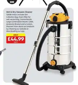 Aldi Wet & Dry Vacuum Cleaner offer