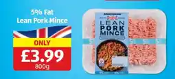 Aldi 5% Fat Lean Pork Mince offer