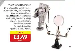 Aldi Vice/Hand Magnifier offer