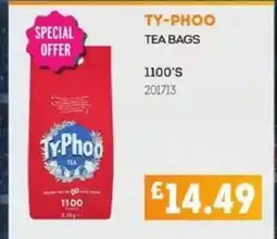 Bestway TY-PHOO Tea bags offer