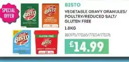 Bestway BISTO Vegetable gravy granules/ poultry/reduced salt/ gluten free offer