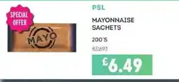 Bestway PSL Mayonnaise sachets offer