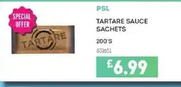 Bestway PSL Tartare sauce sachets offer